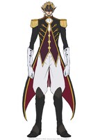 ノーランド（CV：安元洋貴）。カリスを皇帝として掲げ、ネオ・ブリタニア帝国を立ち上げた。皇帝直属の騎士アインベルクを束ねるヴァイスリッター「白のキング（ヴァイス・キング）」。 (c)SUNRISE／PROJECT G-ROZE　Character Design (c)2006-2024 CLAMP・ST