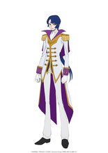 アーノルド（CV：斉藤壮馬）。アインベルクのシュヴァルツリッター「黒のナイト（シュヴァルツ・ナイト）」。ノーランドに心酔している参謀役。 (c)SUNRISE／PROJECT G-ROZE　Character Design (c)2006-2024 CLAMP・ST