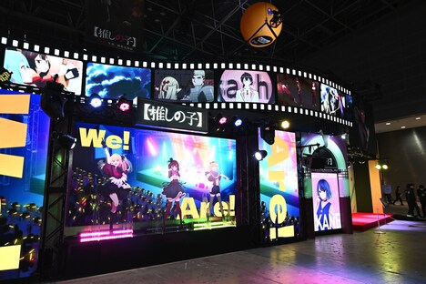 KADOKAWAのブースの様子。