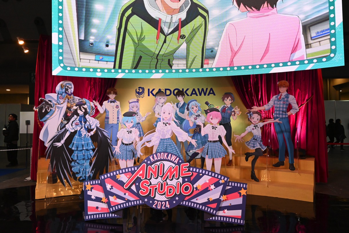 KADOKAWAのブースの様子。