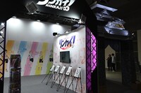 MIXI_ANIMEブースの様子。