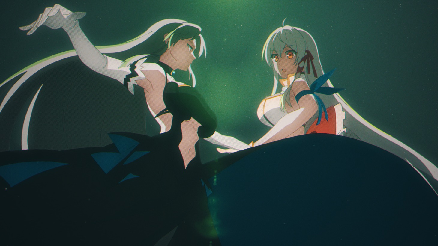 TVアニメ「キミと僕の最後の戦場、あるいは世界が始まる聖戦 Season II」ノンクレジットエンディング映像より。 (c)細音啓・猫鍋蒼/KADOKAWA/キミ戦2製作委員会