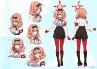 チナツ（CV：香月はるか）のキャラクター設定画。