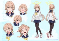 ヒフミ（CV：本渡楓）のキャラクター設定画。