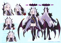 ヒナ（CV：広橋涼）ののキャラクター設定画。