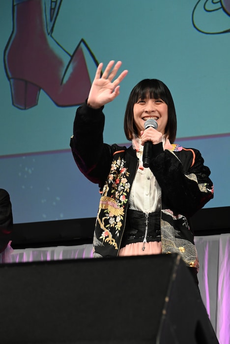 春風どれみ役の千葉千恵巳。