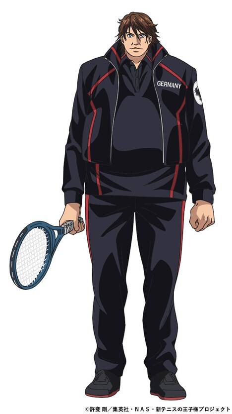 ダンクマール・シュナイダー（CV：落合福嗣）。U-17W杯 10連覇のため、本国より招集されたプロテニスプレイヤー。ベルティとのダブルスのコンビネーションは今大会No.1の呼び声が高く、 各国の選手も注目している。  (c)許斐剛／集英社・NAS・新テニスの王子様プロジェク ト