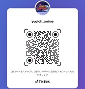 TVアニメ「遊☆戯☆王ゴーラッシュ!!」TikTokのQRコード。