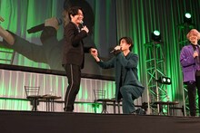 イベント冒頭、武内駿輔の一言挨拶の様子。