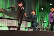 イベント冒頭、武内駿輔の一言挨拶の様子。