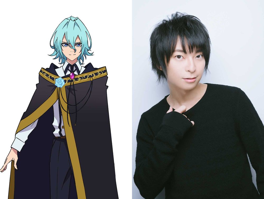 左からユリウス・レインバーグ、柿原徹也。(c)大森藤ノ・青井聖・講談社／「杖と剣のウィストリア」製作委員会
