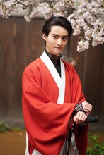 沖田総司役の藤岡真威人。