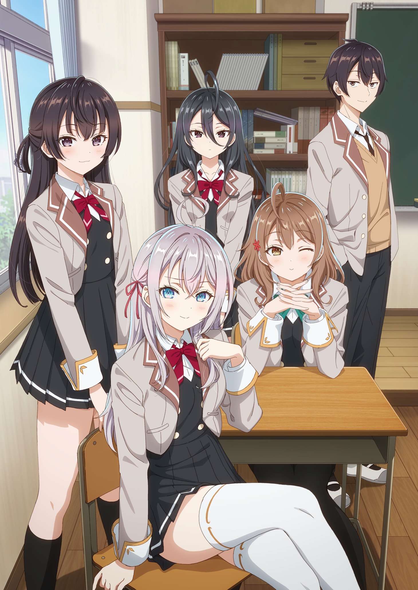 TVアニメ「時々ボソッとロシア語でデレる隣のアーリャさん」キービジュアル第2弾