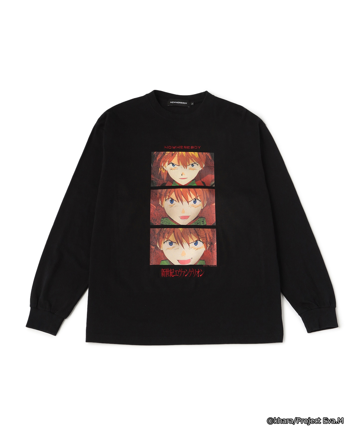 「NOWHEREBOY L/S Tee from EVANGELION（惣流・アスカ・ラングレー）」