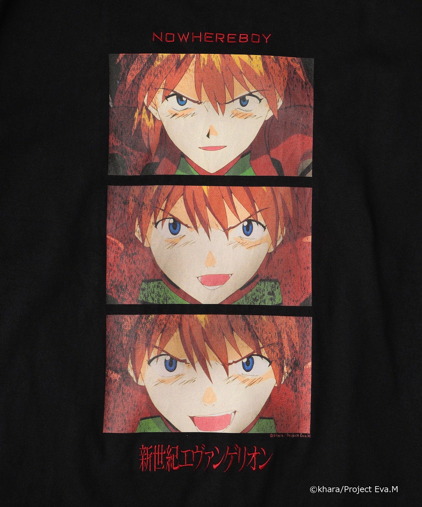 「NOWHEREBOY L/S Tee from EVANGELION（惣流・アスカ・ラングレー）」