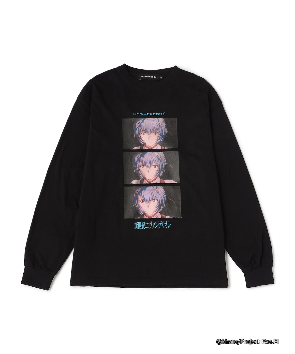 NOWHEREBOY L/S Tee from EVANGELION（綾波レイ）」 - エヴァ 