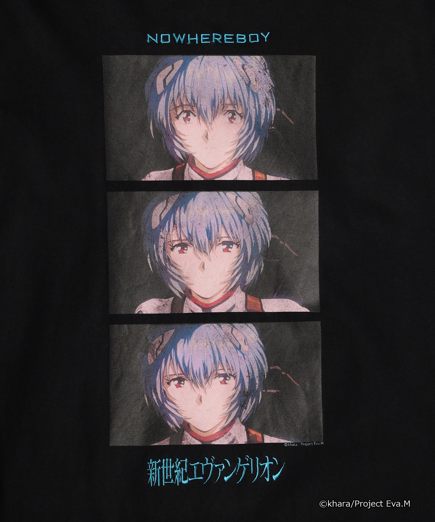 「NOWHEREBOY L/S Tee from EVANGELION（綾波レイ）」
