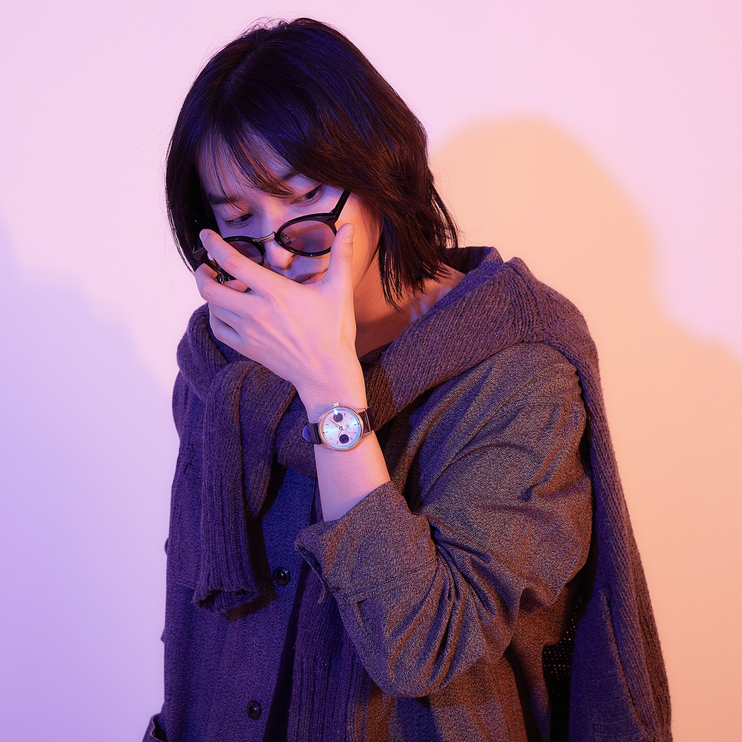 腕時計の使用イメージ。