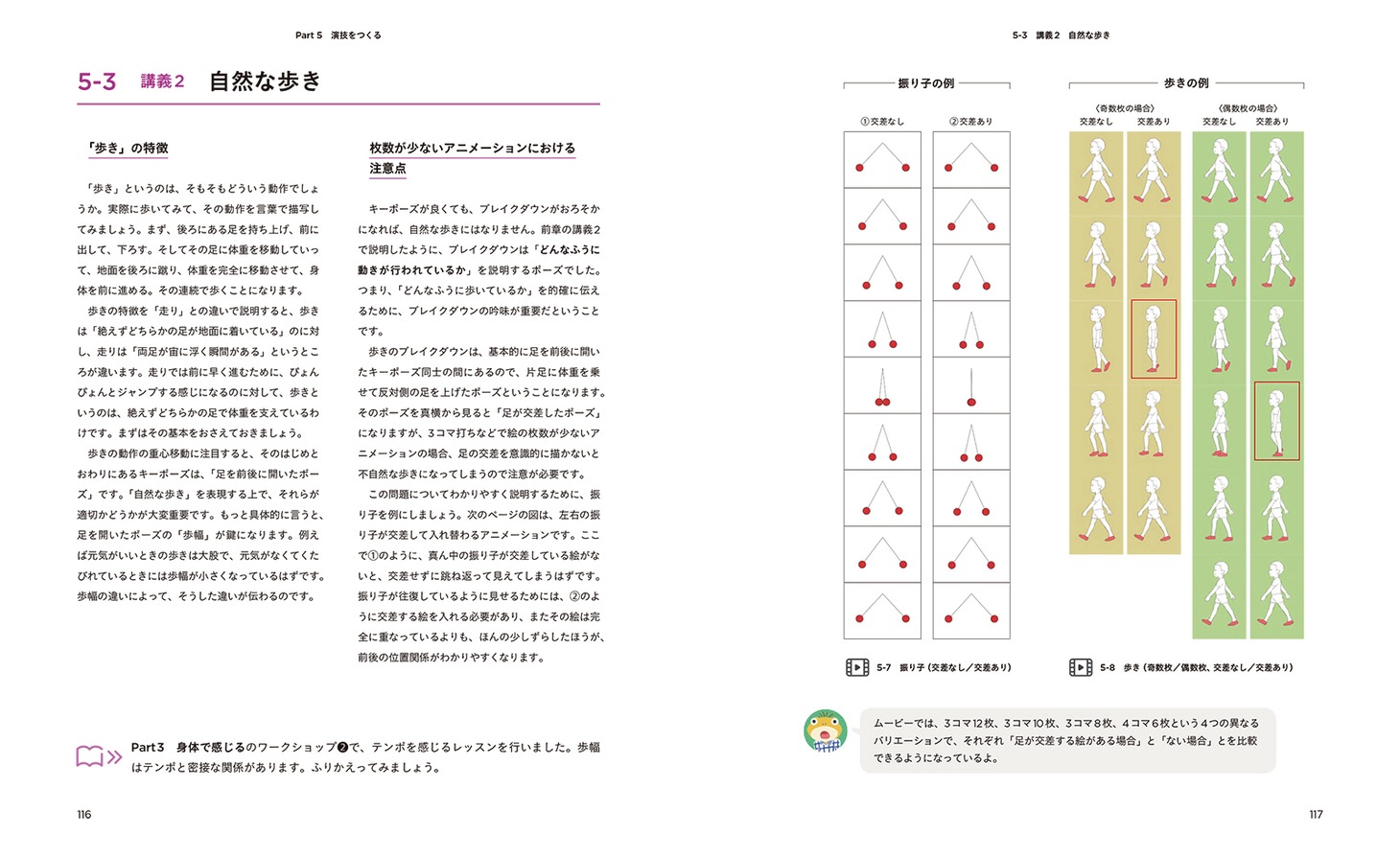 「アニメーション 〈動き〉のガイドブック 伝わる表現の基礎講座」より。