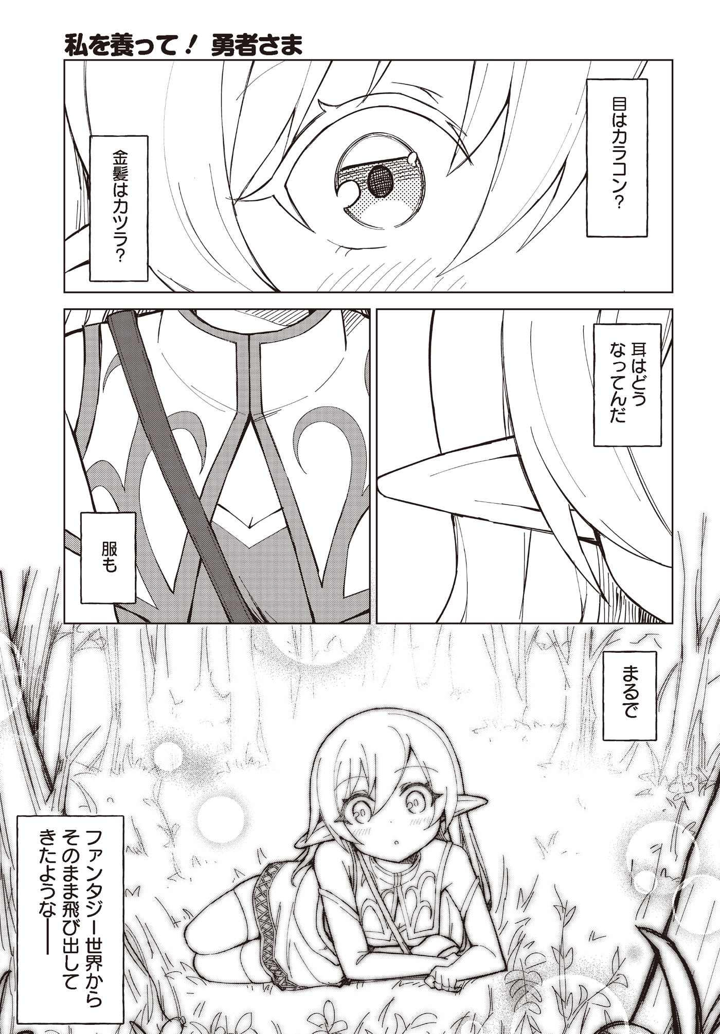「私を養って！勇者さま」より。