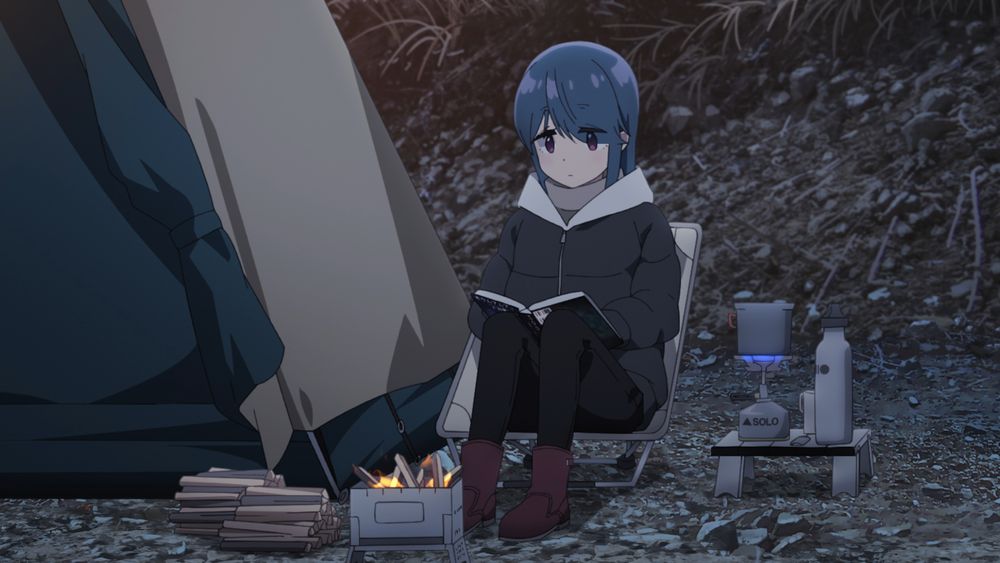 TVアニメ「ゆるキャン△ SEASON3」第1話「次、どこ行こうか」の場面カット。