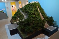 総北高校の激坂のジオラマ。