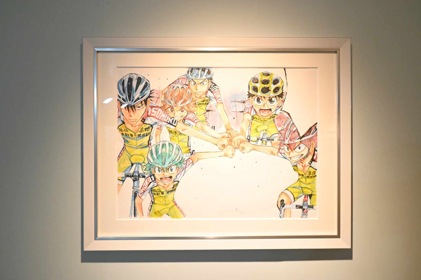 「超！弱虫ペダル展」の「弱虫ペダル SPARE BIKE」エリアより。