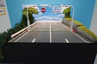 山岳賞のシーンを模したジオラマ。