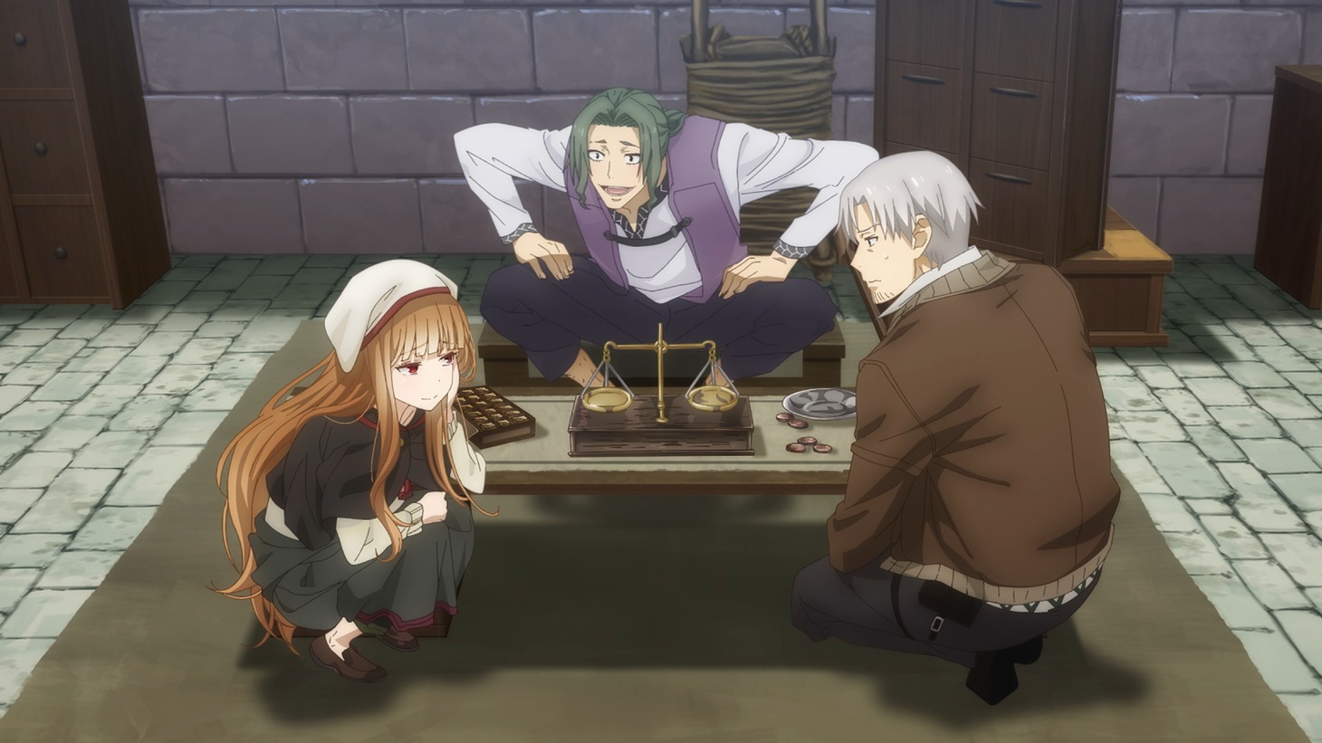 TVアニメ「狼と香辛料 MERCHANT MEETS THE WISE WOLF」ノンクレジットオープニング映像より。