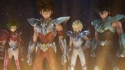 アニメ「聖闘士星矢：Knights of the Zodiacバトル・サンクチュアリ Part2」の新規場面カット。