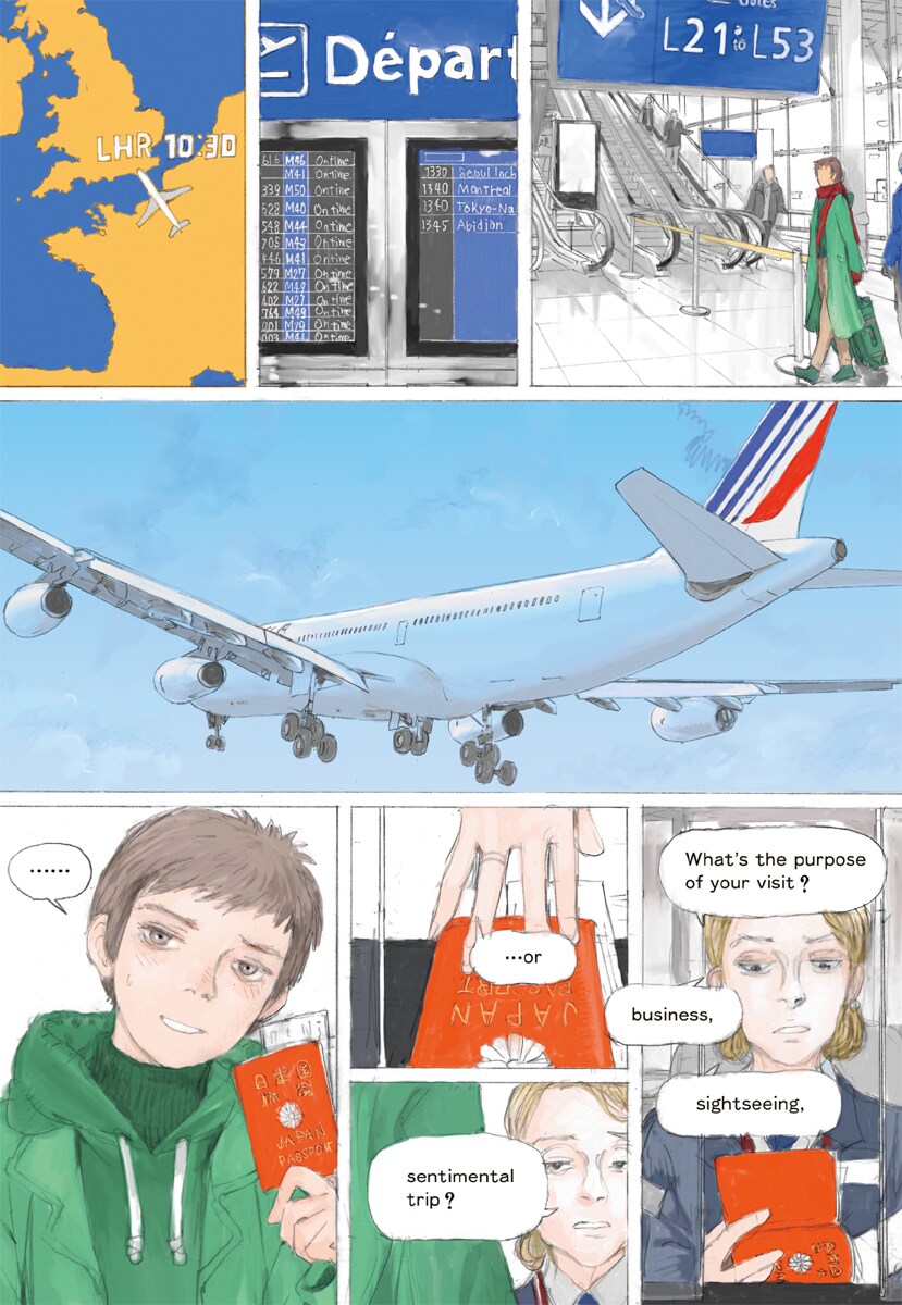 空は世界のひとつ屋根」より。 - 鶴田謙二「空は世界のひとつ屋根