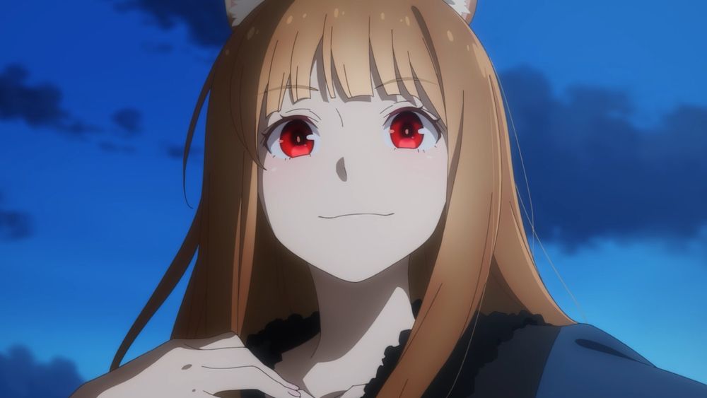 TVアニメ「狼と香辛料 MERCHANT MEETS THE WISE WOLF」第1話の場面カット。