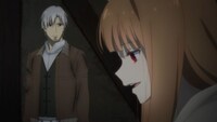 TVアニメ「狼と香辛料 MERCHANT MEETS THE WISE WOLF」第1話の場面カット。