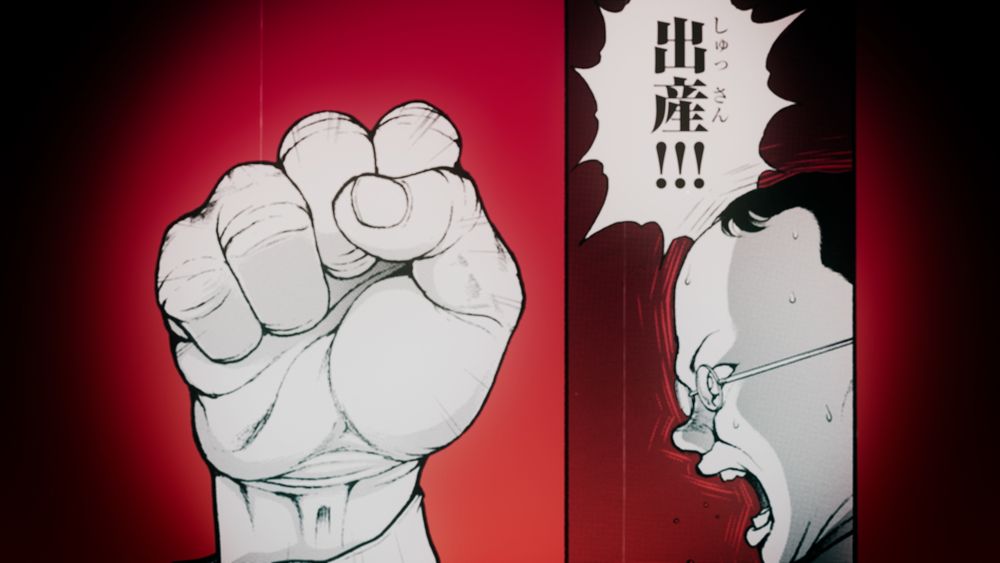 「刃牙道」アニメ化決定の告知映像より。