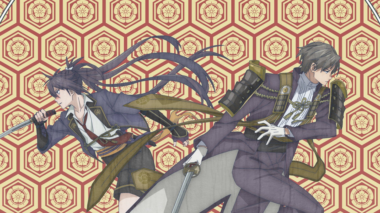 「刀剣乱舞 廻 -虚伝 燃ゆる本能寺-」オープニング映像より。
