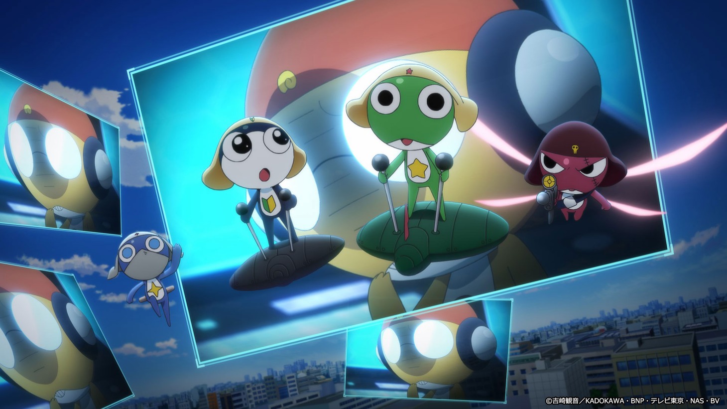アニメ「ケロロ軍曹」新プロジェクトのPVより。