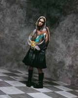 「Licking Planet Knit Hoodie」