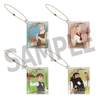 「トレーディング箔押しキーホルダー」