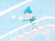 「ふたり 矢部太郎展」のための描き下ろしアクリル画。