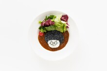「ふたり 矢部太郎展」カフェメニュー「大家さんのカレー」