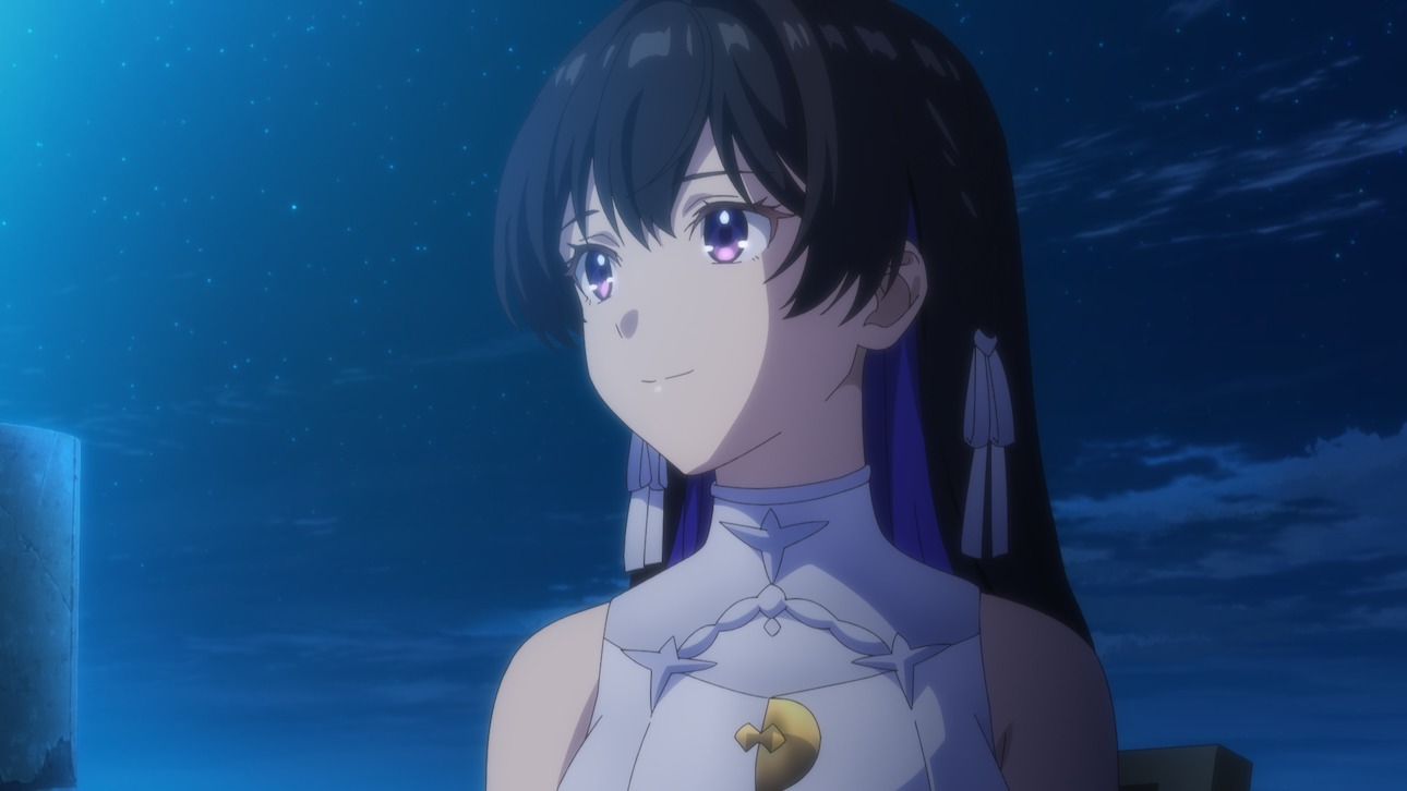 第1話「呪いの言葉と青い塔」より。 (c)2022 古宮九時/KADOKAWA/Project Unnamed Memory