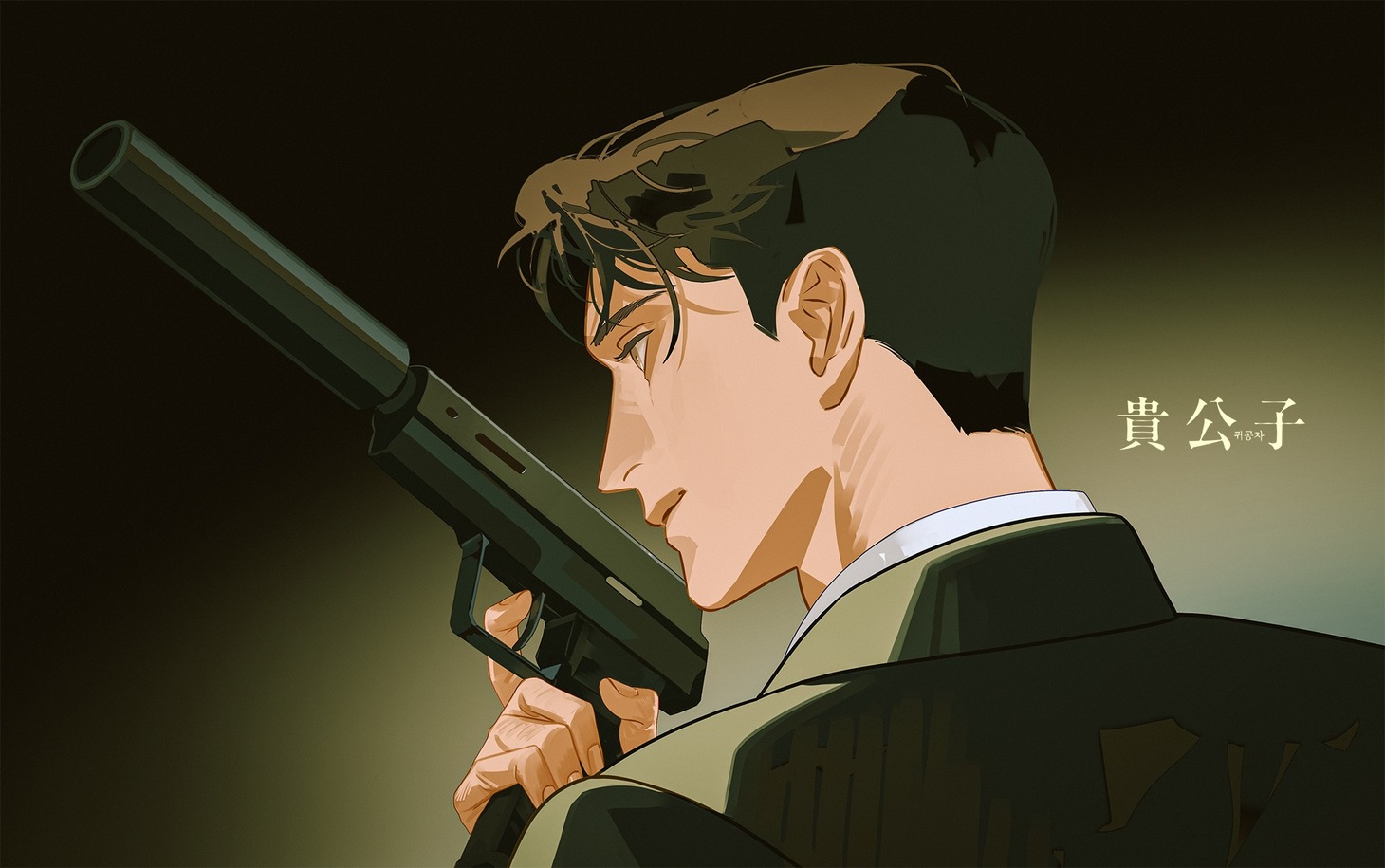 斎賀時人の映画「貴公子」応援イラスト。