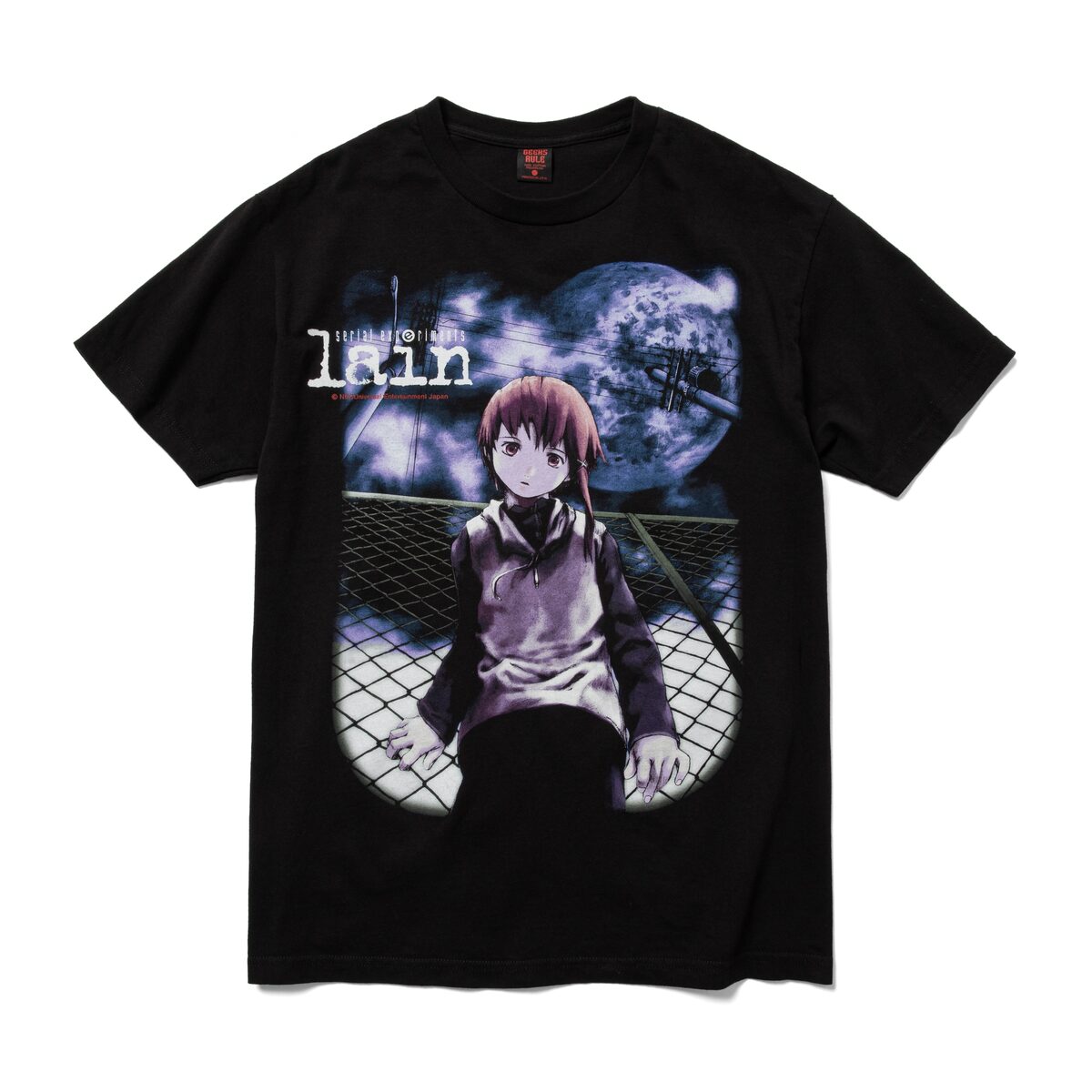 展示される「serial experiments lain× GEEKS RULE 12 SILKSCREEN 