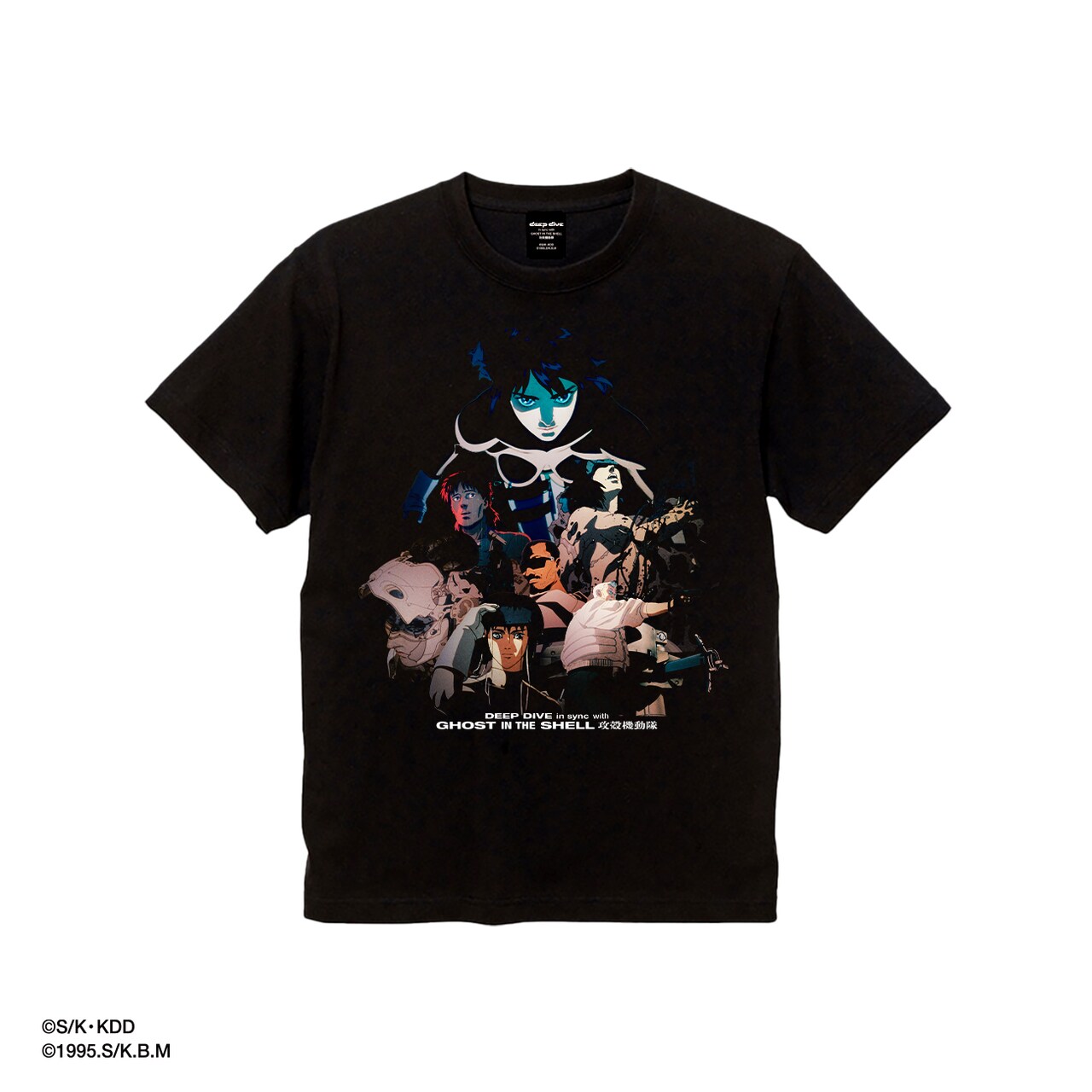 名場面をコラージュした「攻殻機動隊 Tee COLLAGE」。 - 「攻殻 名場面をコラージュした「攻殻機動隊 Tee COLLAGE」。 - 「攻殻