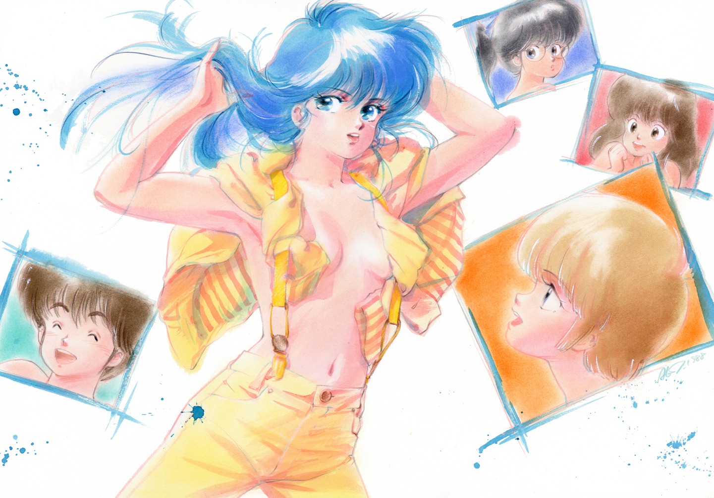 高田明美の原画。