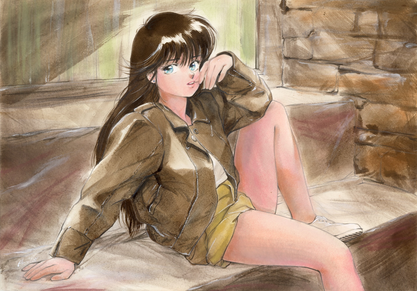 高田明美の原画。