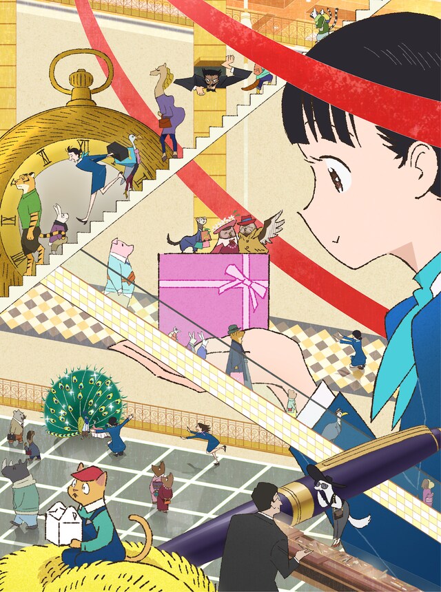 アニメ映画「北極百貨店のコンシェルジュさん」のBlu-ray / DVDのジャケットビジュアル。