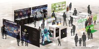 「GUNDAM NEXT FUTURE -ROAD TO 2025-」の会場イメージ。