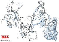 「機動武闘伝Gガンダム」より、新キャラクターのデザイン画。