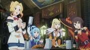 TVアニメ「この素晴らしい世界に祝福を!3」第1話の場面カット。